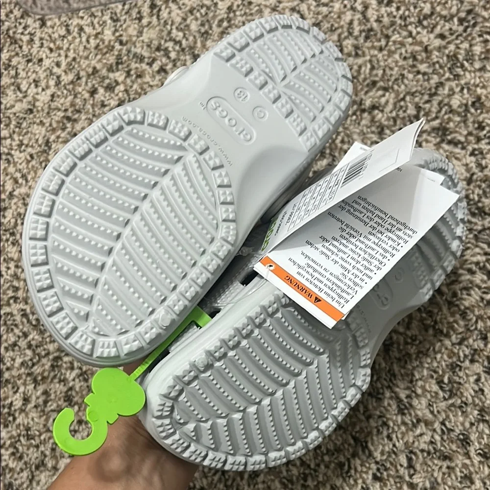 CROCS Kids Classic Sandals - Light Gray